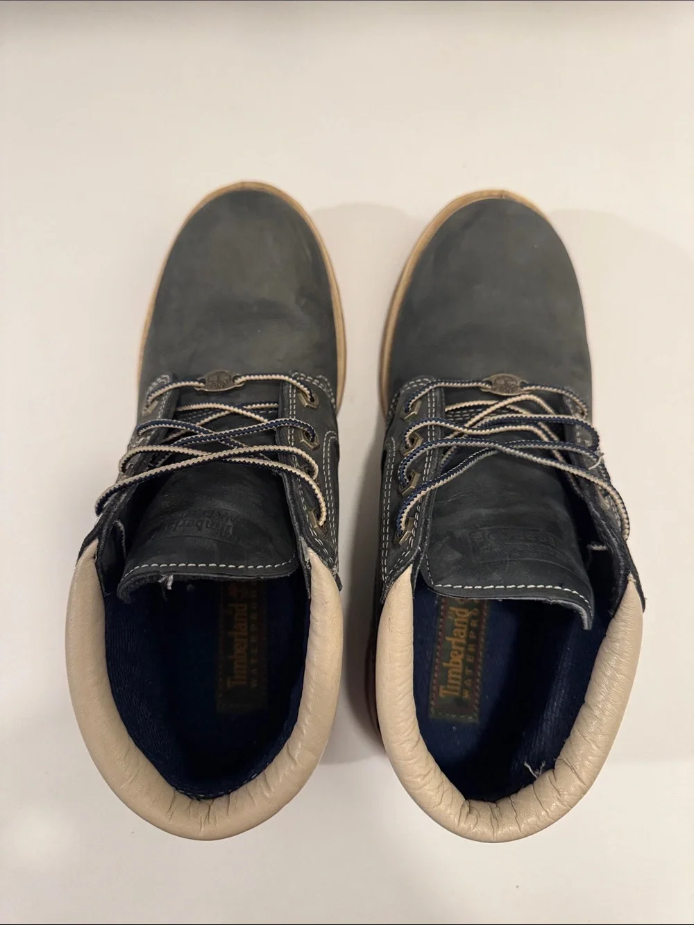 Timberland Women’s Dark Navy Leather Chukka Boots